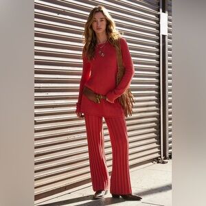 FP black Miranda Sweater Pant Set XS